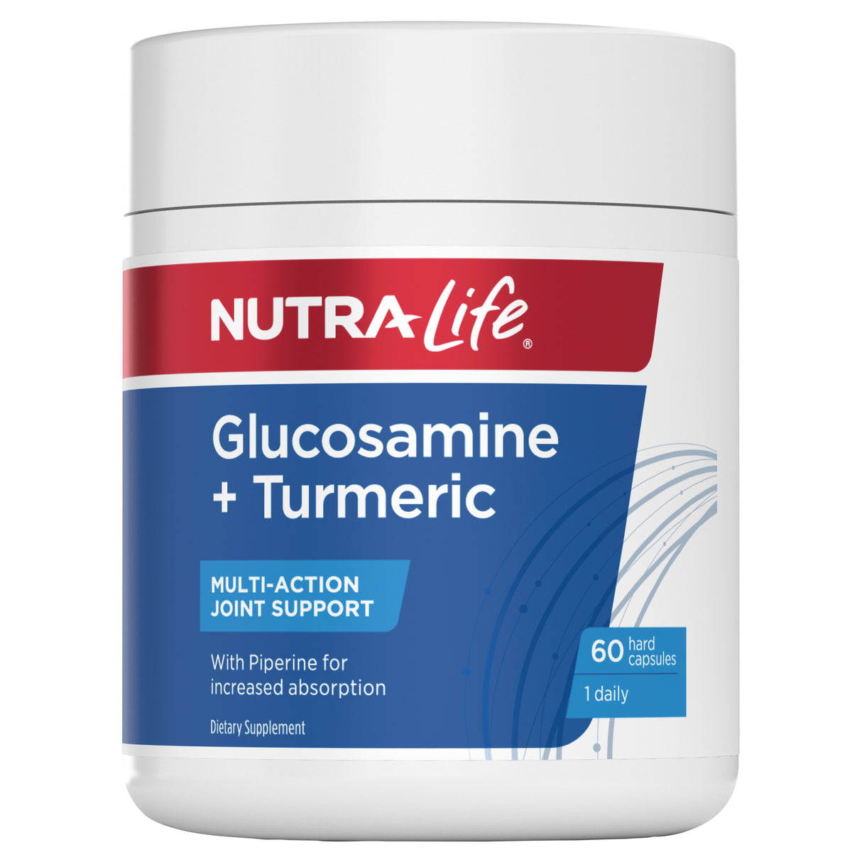 Nutra-Life Joint Care 1/Day Glucosamine + Turmeric 60 Capsules
