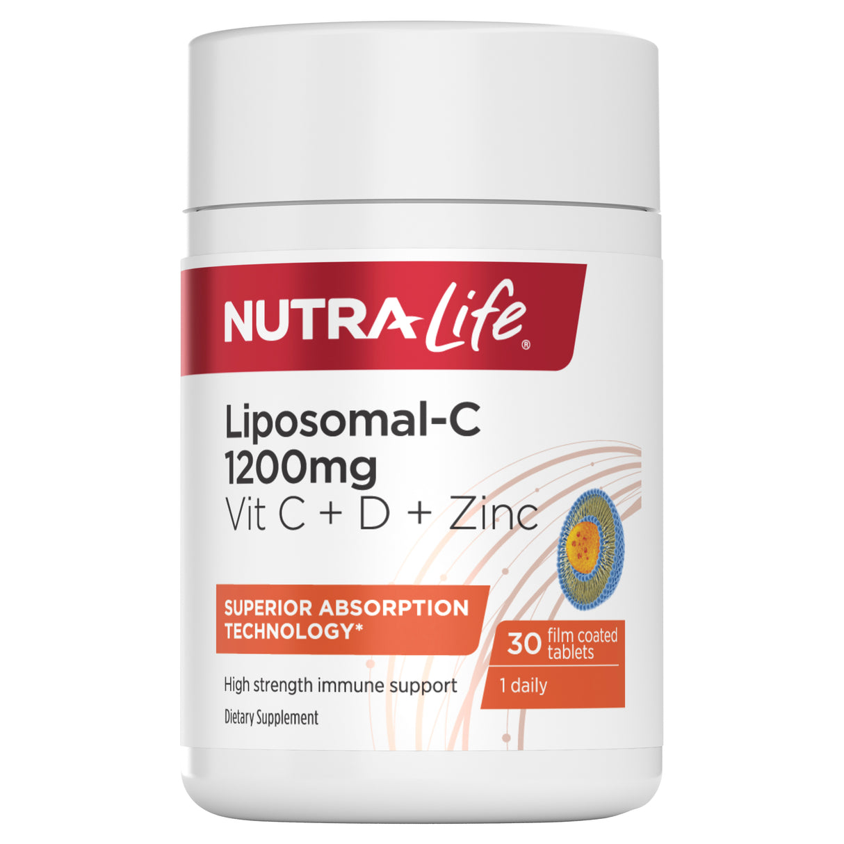 Nutra-Life Liposomal C 1200 Vit C+D+Zinc 30tabs