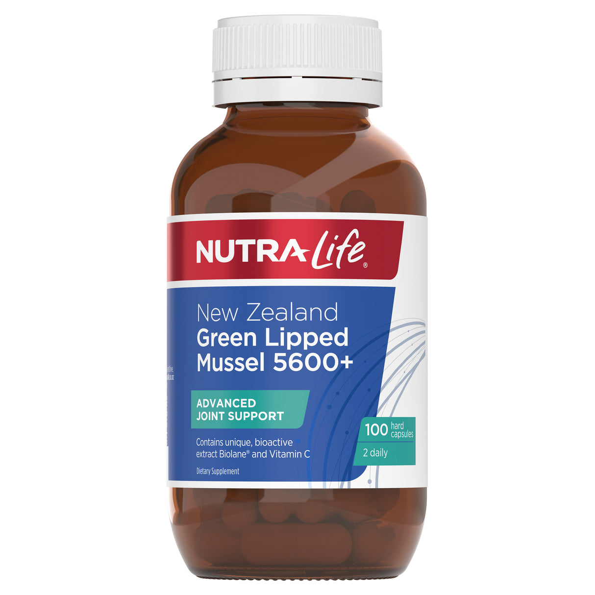 Nutra-Life NZ Green Lipped Mussel 5600 100 Capsules