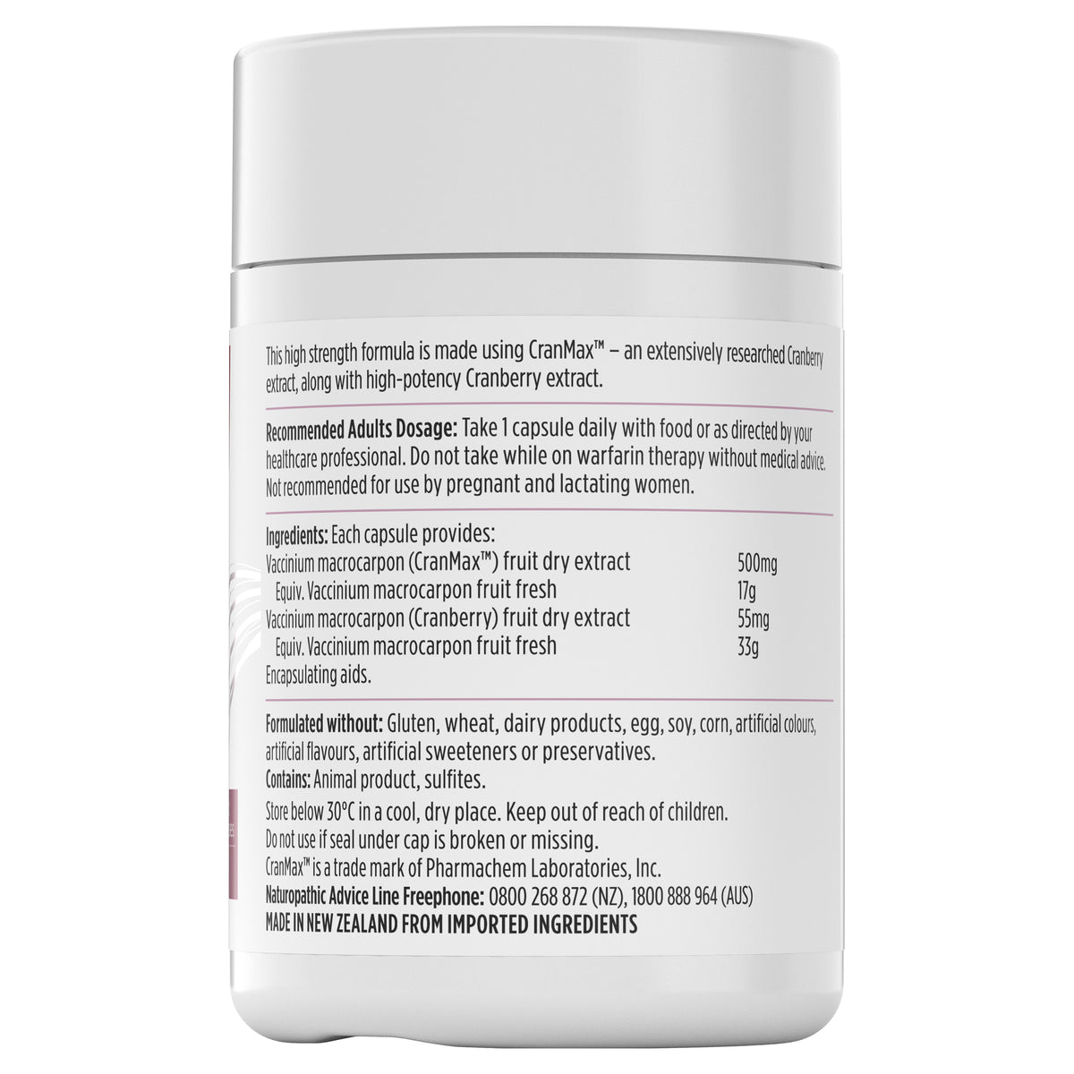 Nutra-Life Cranberry 50,000 50c