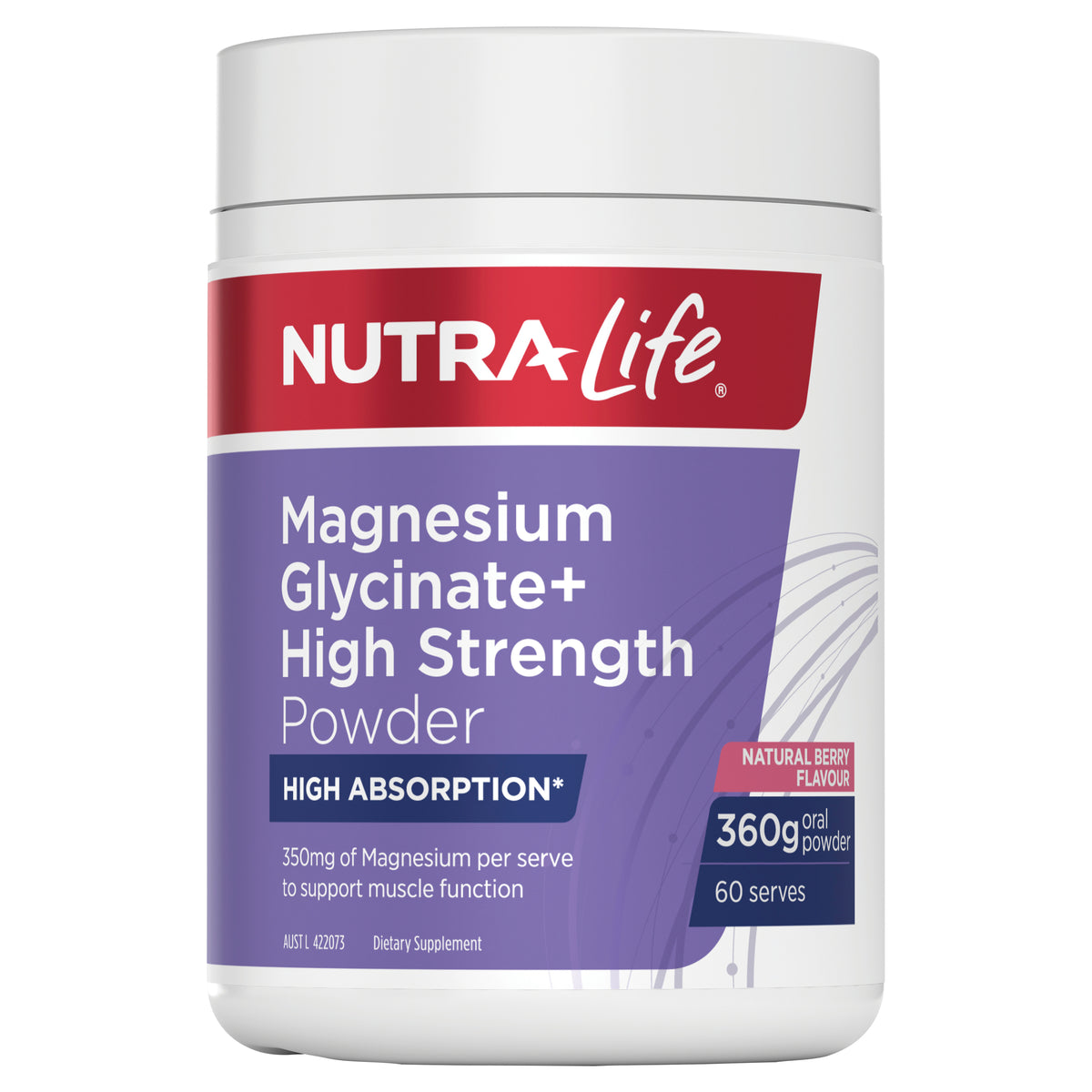 NL Mg Glycinate+HS Pwd Bry 360g