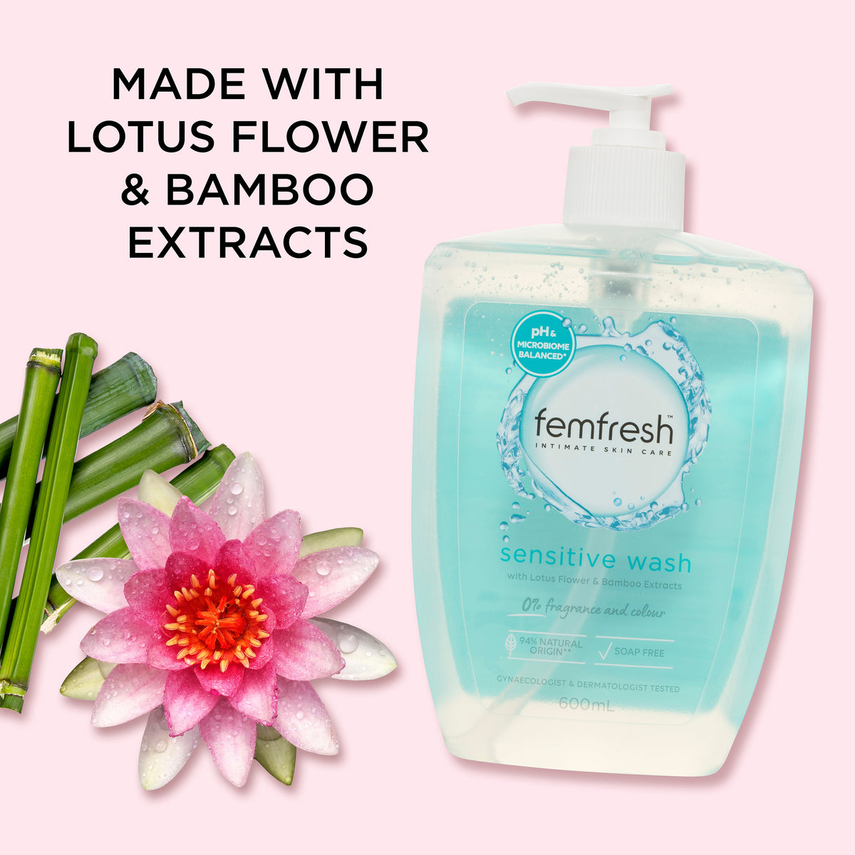 FEMFRESH Sensitive Wash 600ml