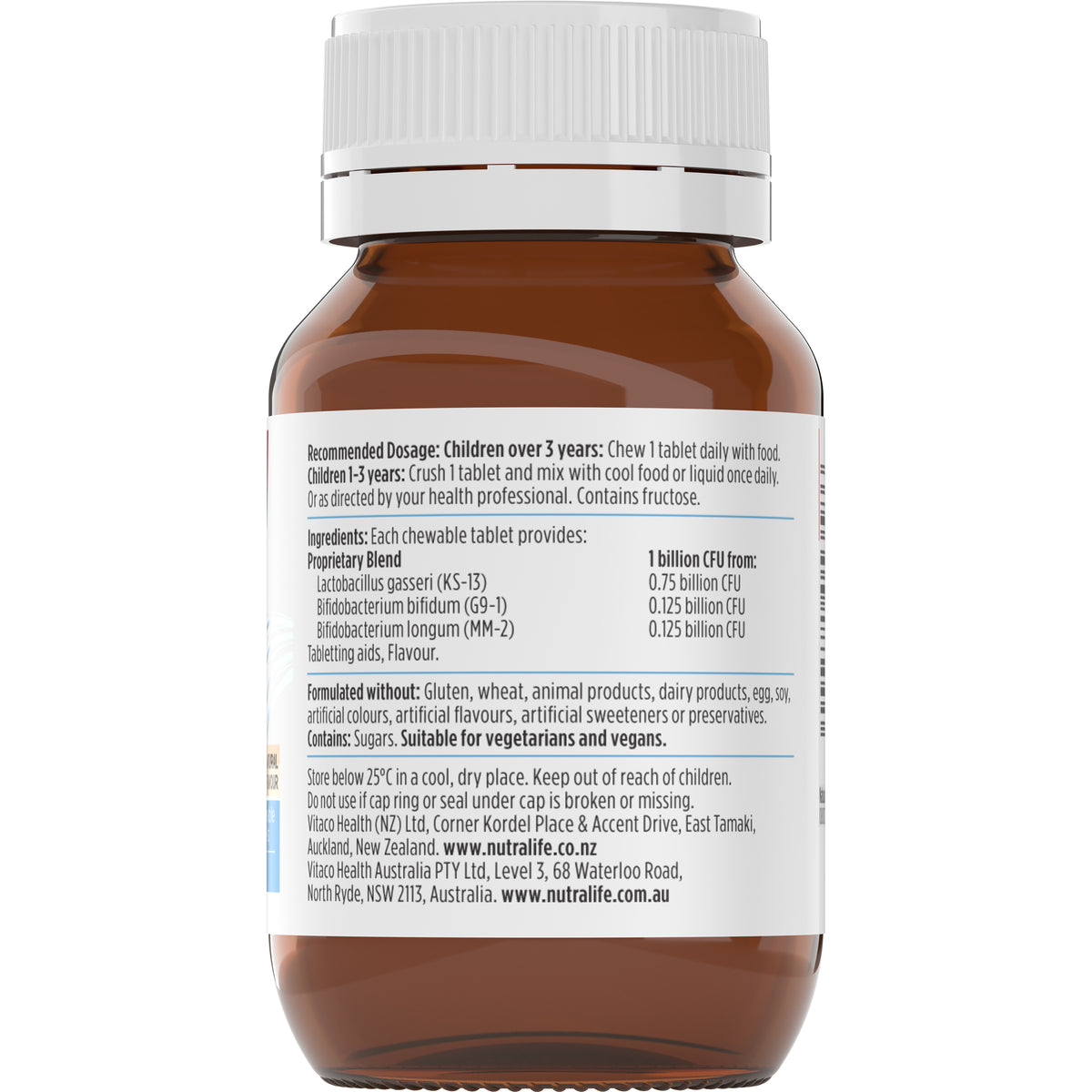 Nutra-Life ProBiotica Kids Daily Ch/Tabs 60s