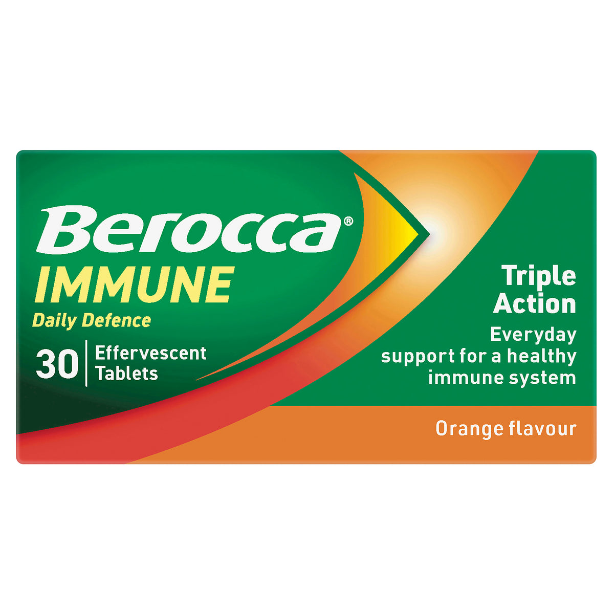 Berocca Immunity Daily Defence Orange Effervescent Tablets 30s