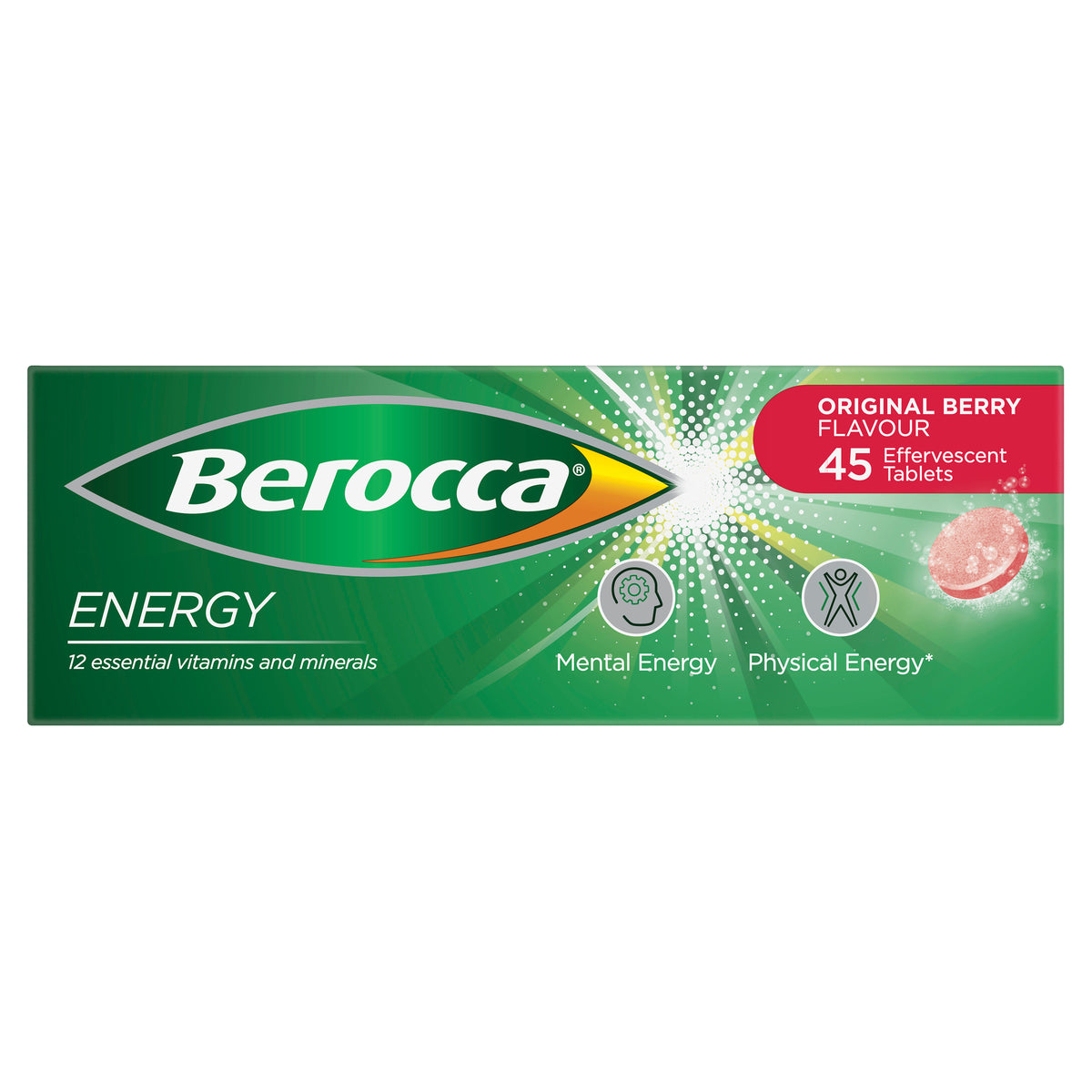 Berocca Energy Original Berry 45s