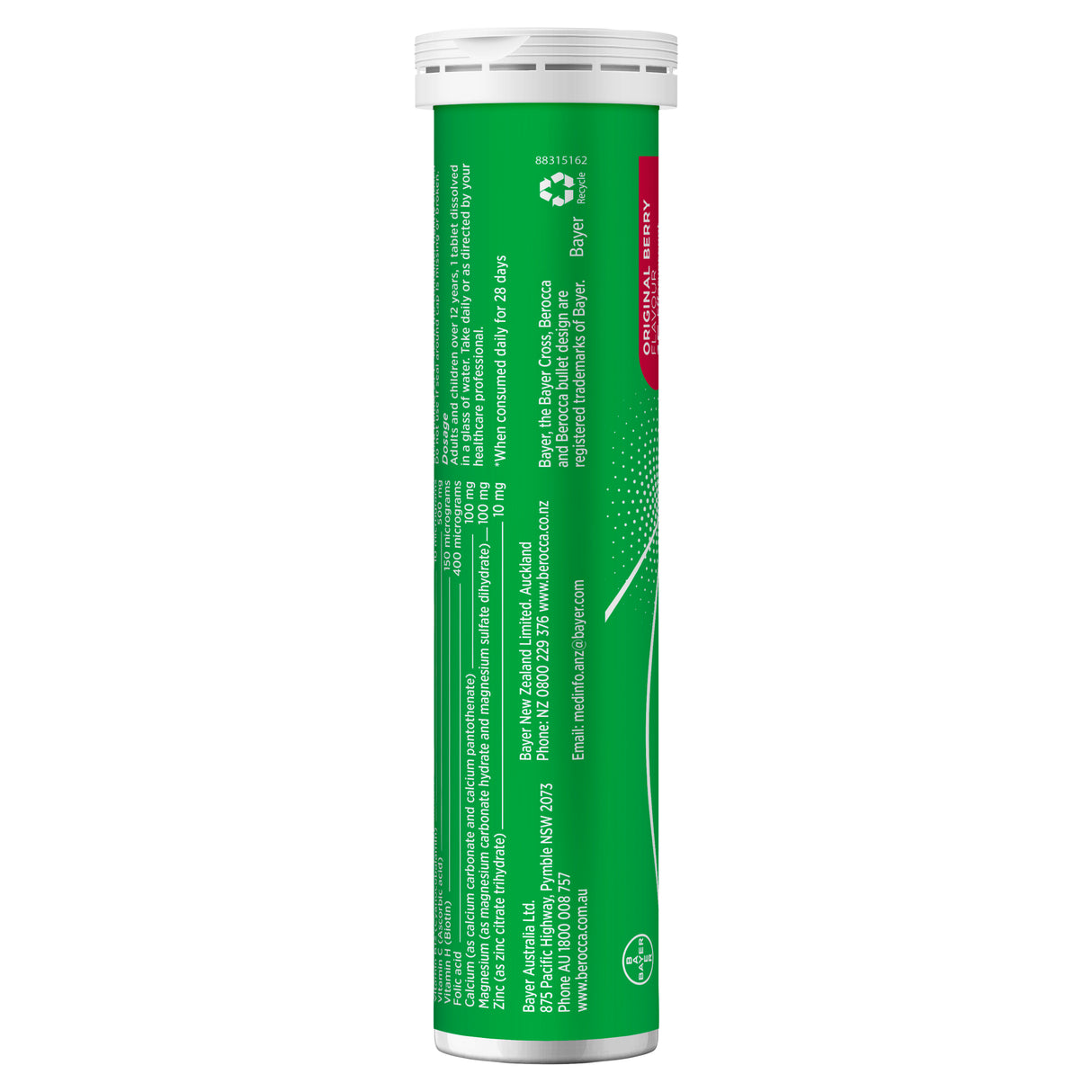 Berocca Energy Vitamin B & C Original Berry 30s