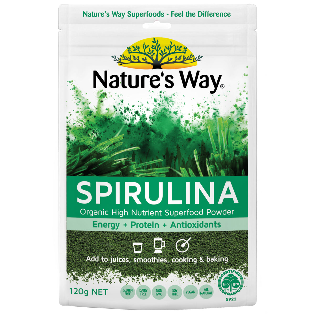 Nature's Way Super Foods Spirulina Powder 120g