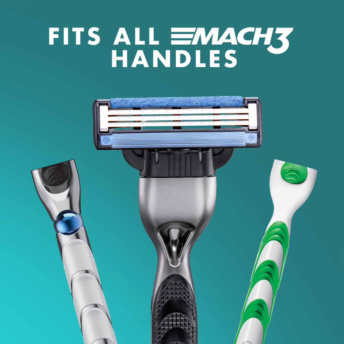 GILLETTE Mach3+ Cartridges 8pk