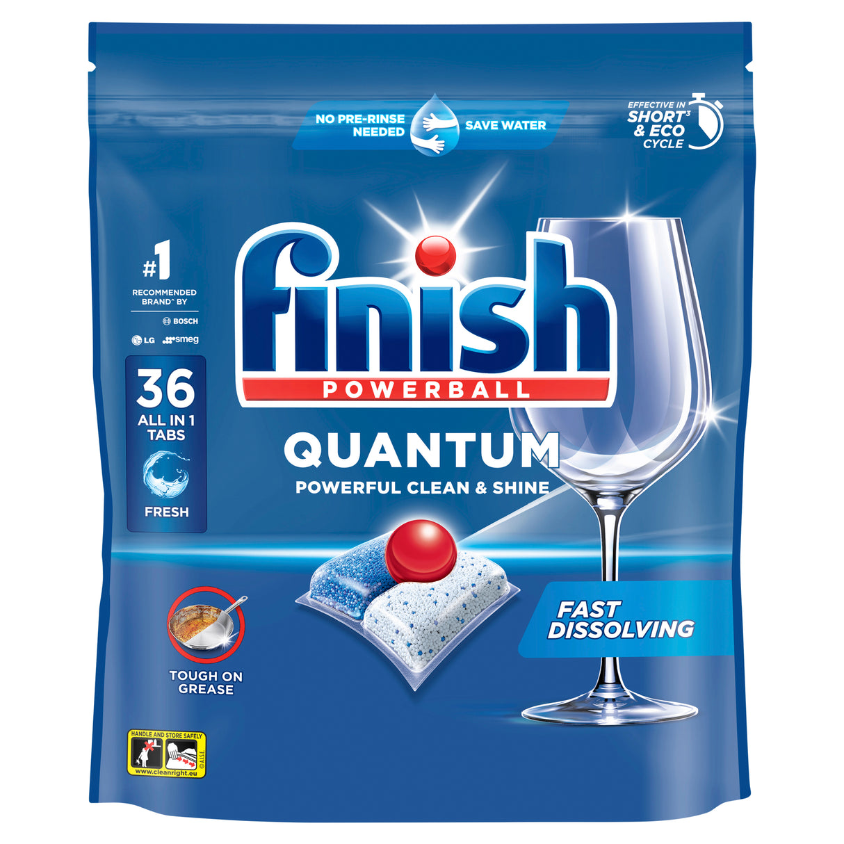 Finish Quantum Dishwashing Tablets Regular 36 Pack