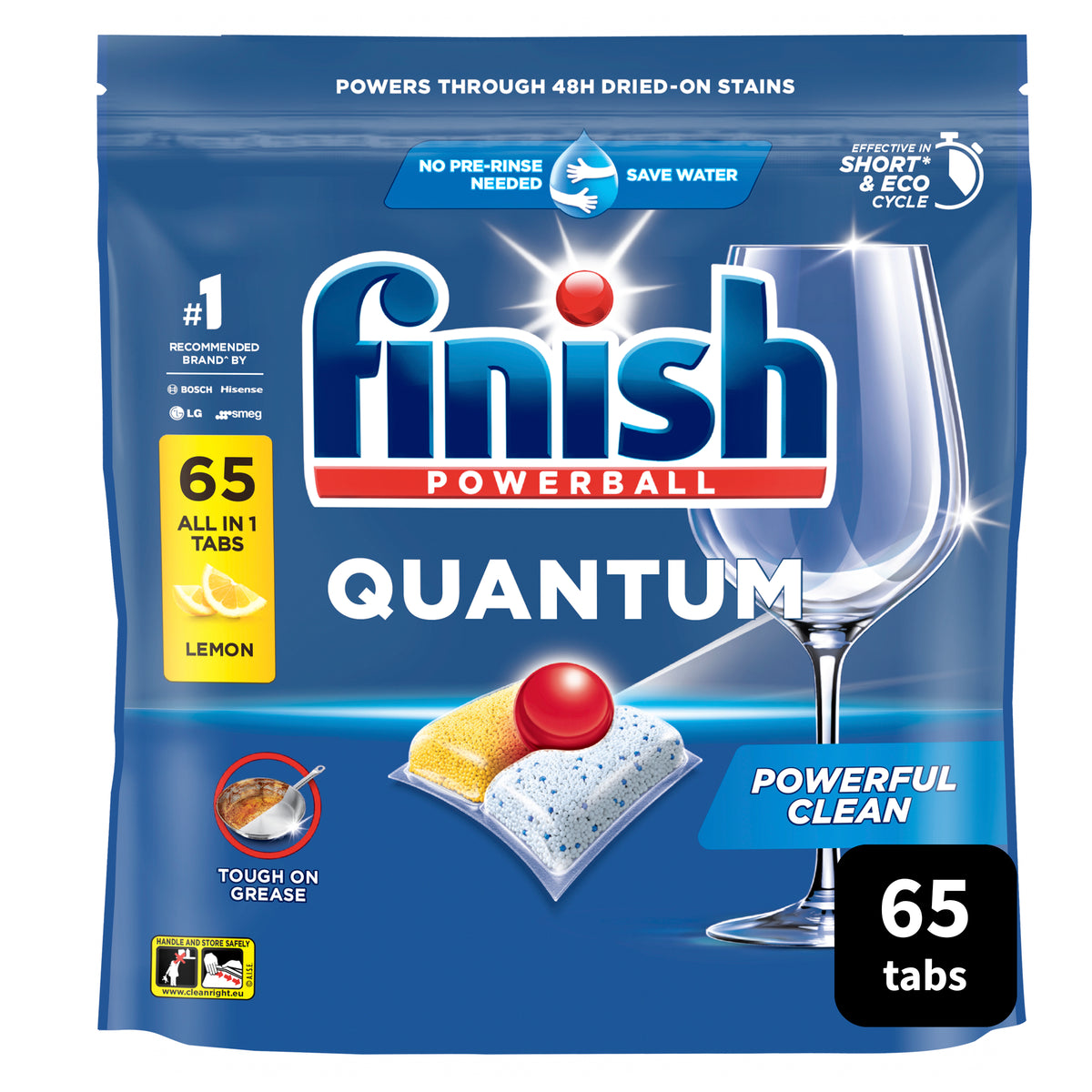 FINISH Quantum DW Tabs Lmn 65pk