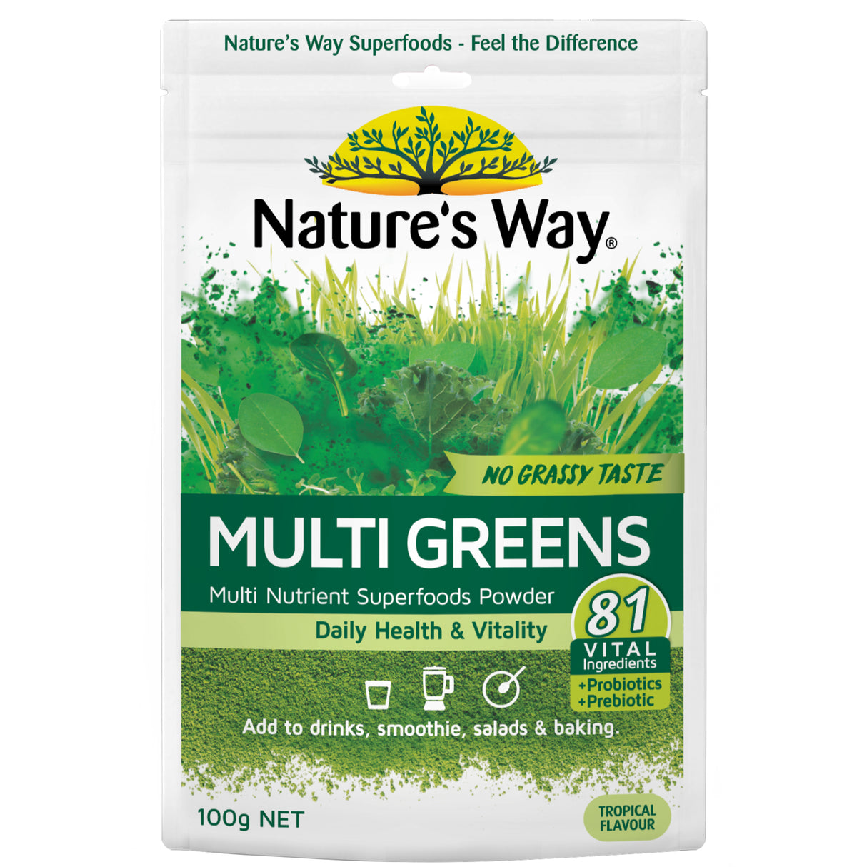 Nature's Way Super Food Multi Green Powder 100g