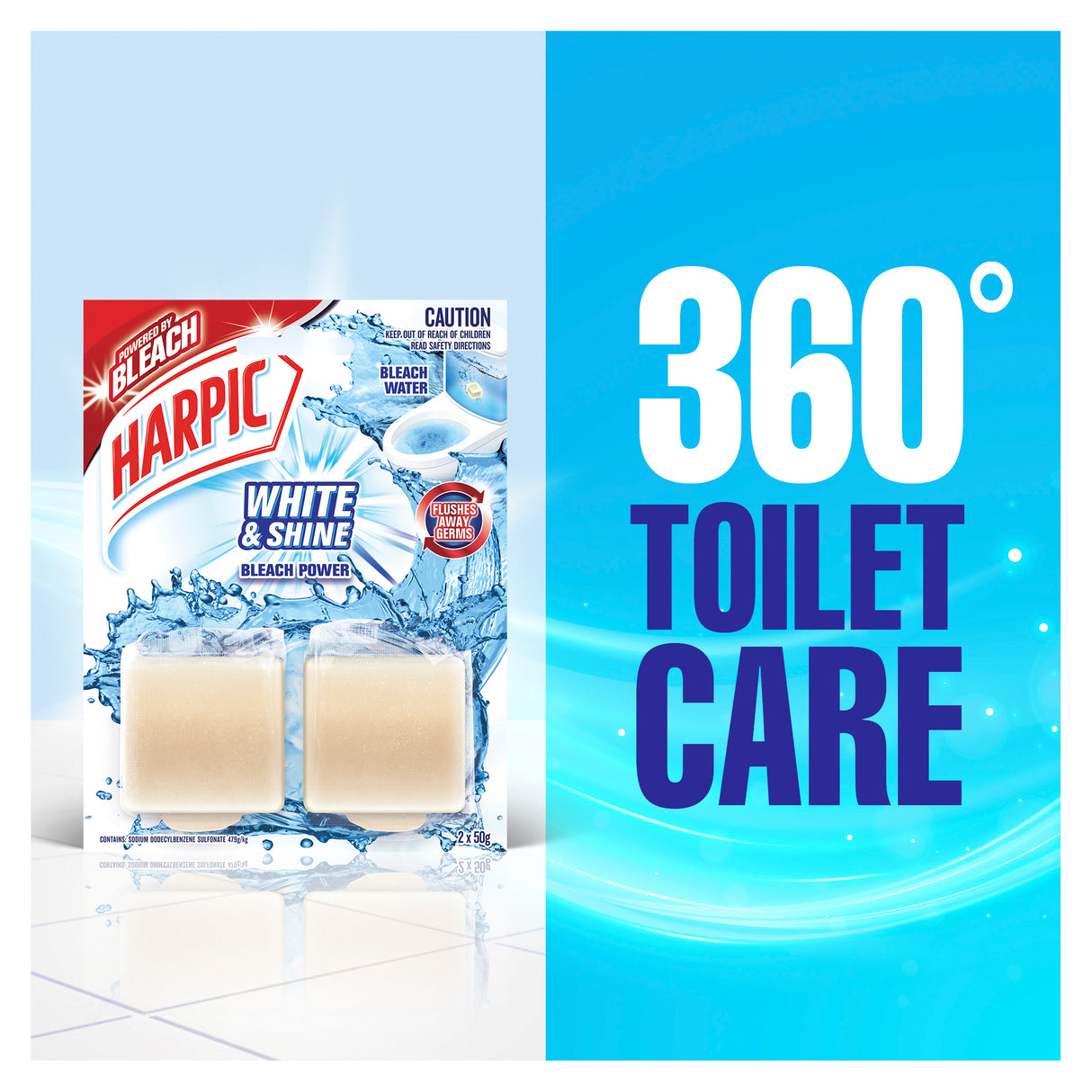 Harpic White & Shine ITC Twin 2 Pack