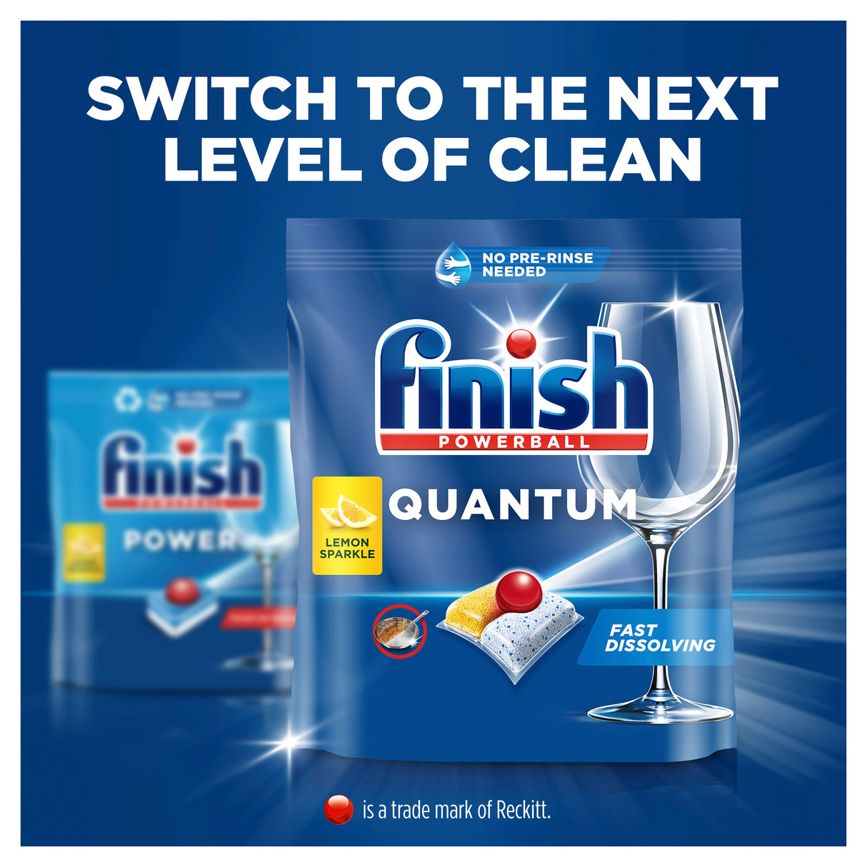 Finish Power Essential Dishwasher Tablets Lemon Sparkle 80s