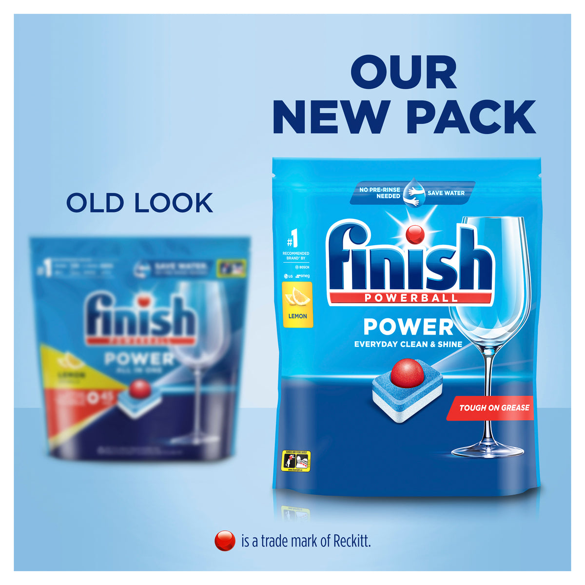 Finish Power Essential Dishwasher Tablets Lemon Sparkle 120 Tablets