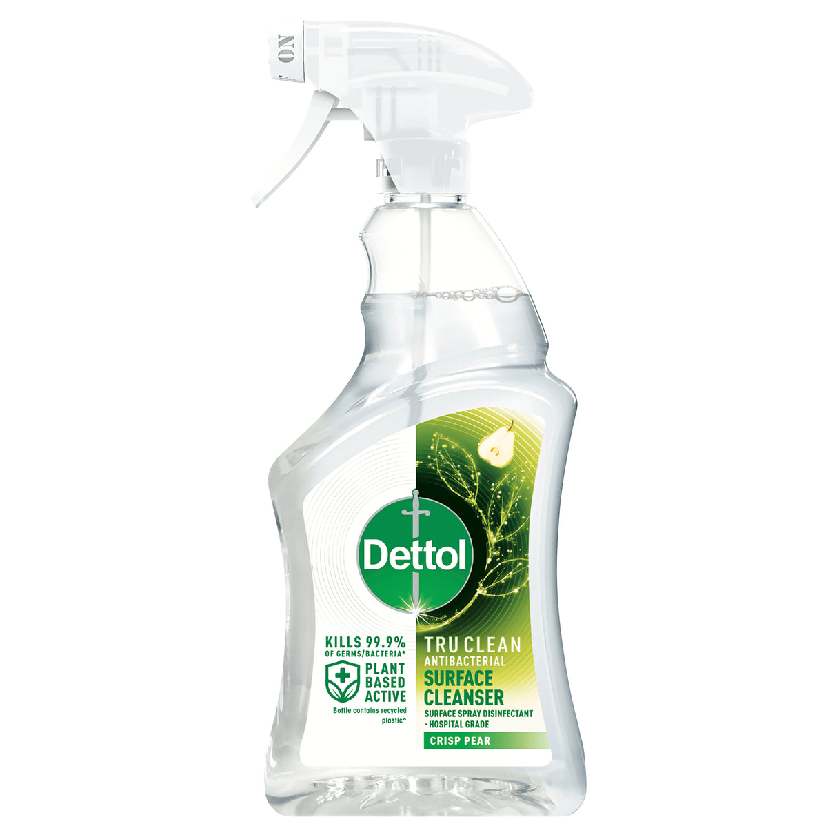 Dettol Tru Clean Antibacterial Surface Trigger Cleanser Crisp Pear 500mL
