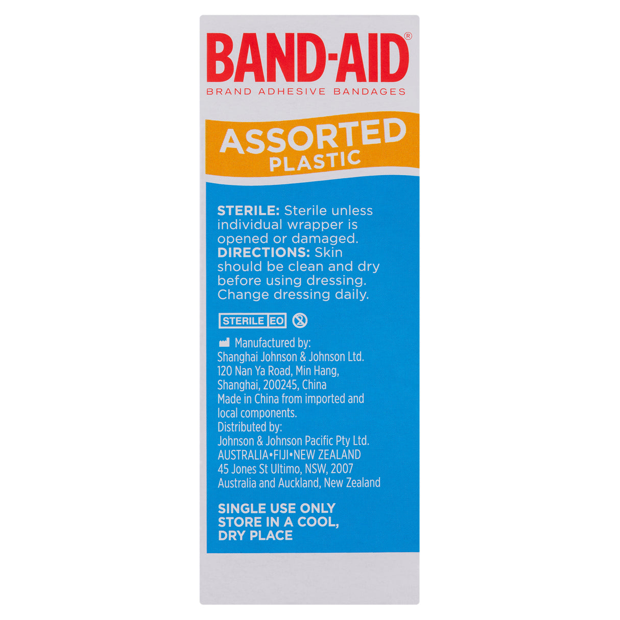 Band-Aid Assorted Plastic Shapes 50 Pack