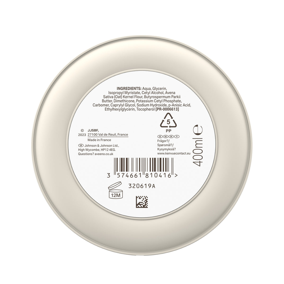 AVEENO Daily Moisturising Cream 400g