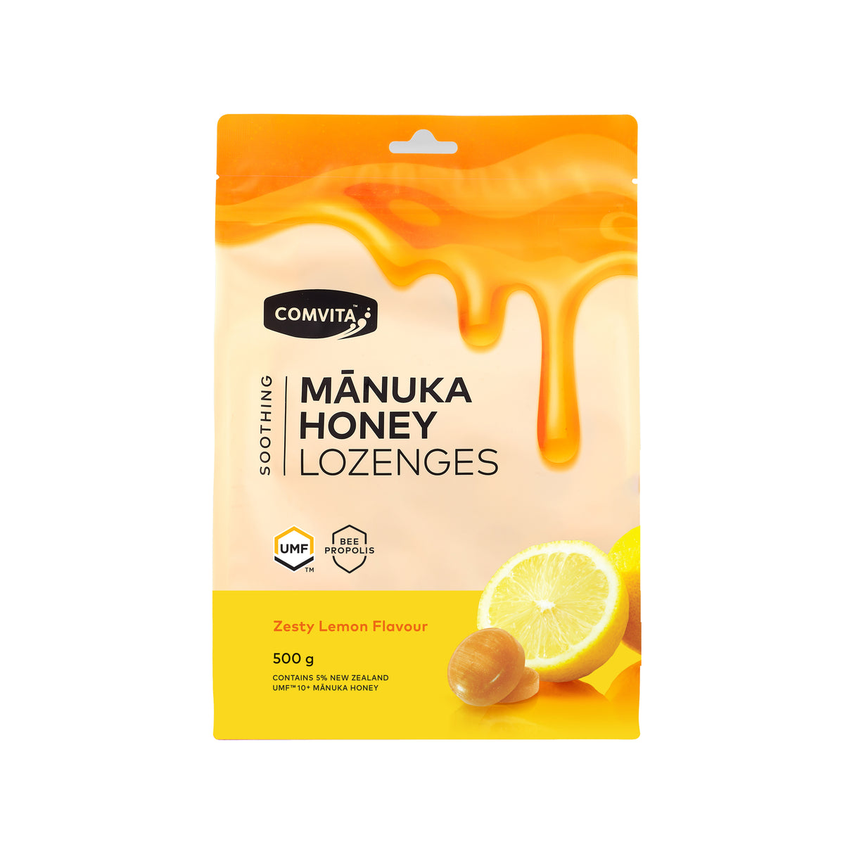 Comvita Manuka Honey Lozenges Lemon 500g