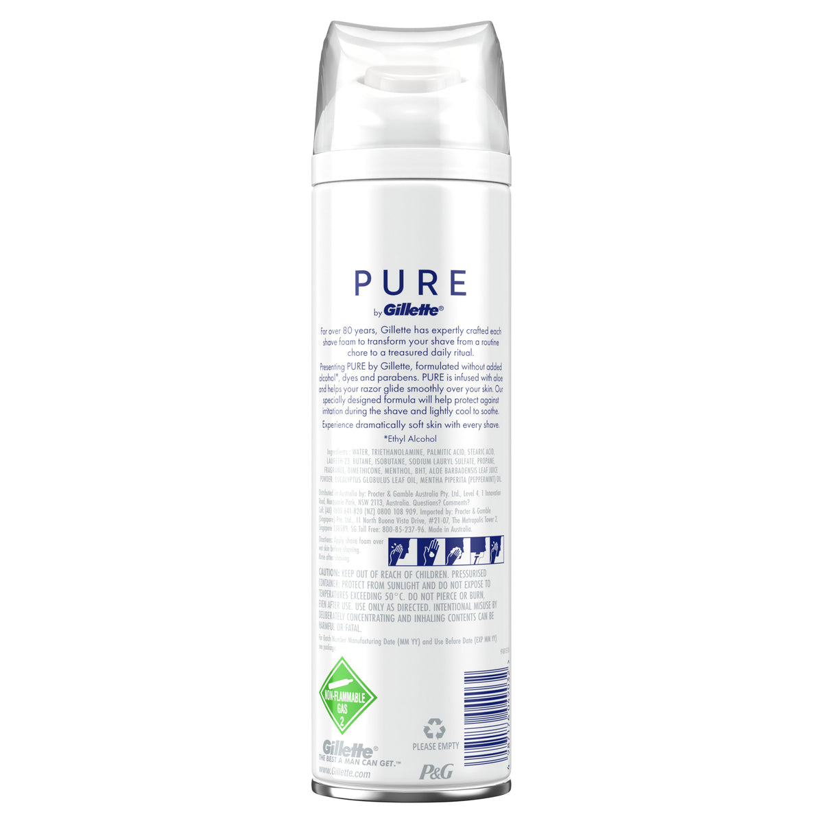 GILLETTE Pure Sens. Foam 245g 245g