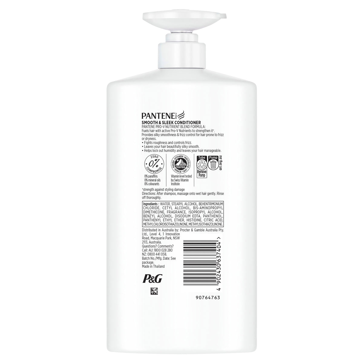 Pantene Smooth & Sleek Conditioner 900ml