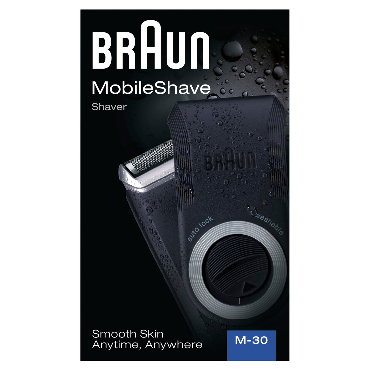 BRAUN M30 Mobile Shaver Dark Blue