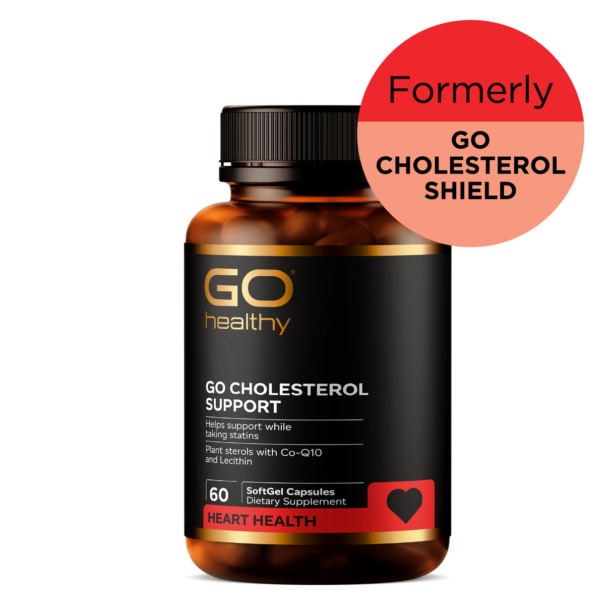 GO Healthy GO Cholesterol Shield Supplement 60 Capsules