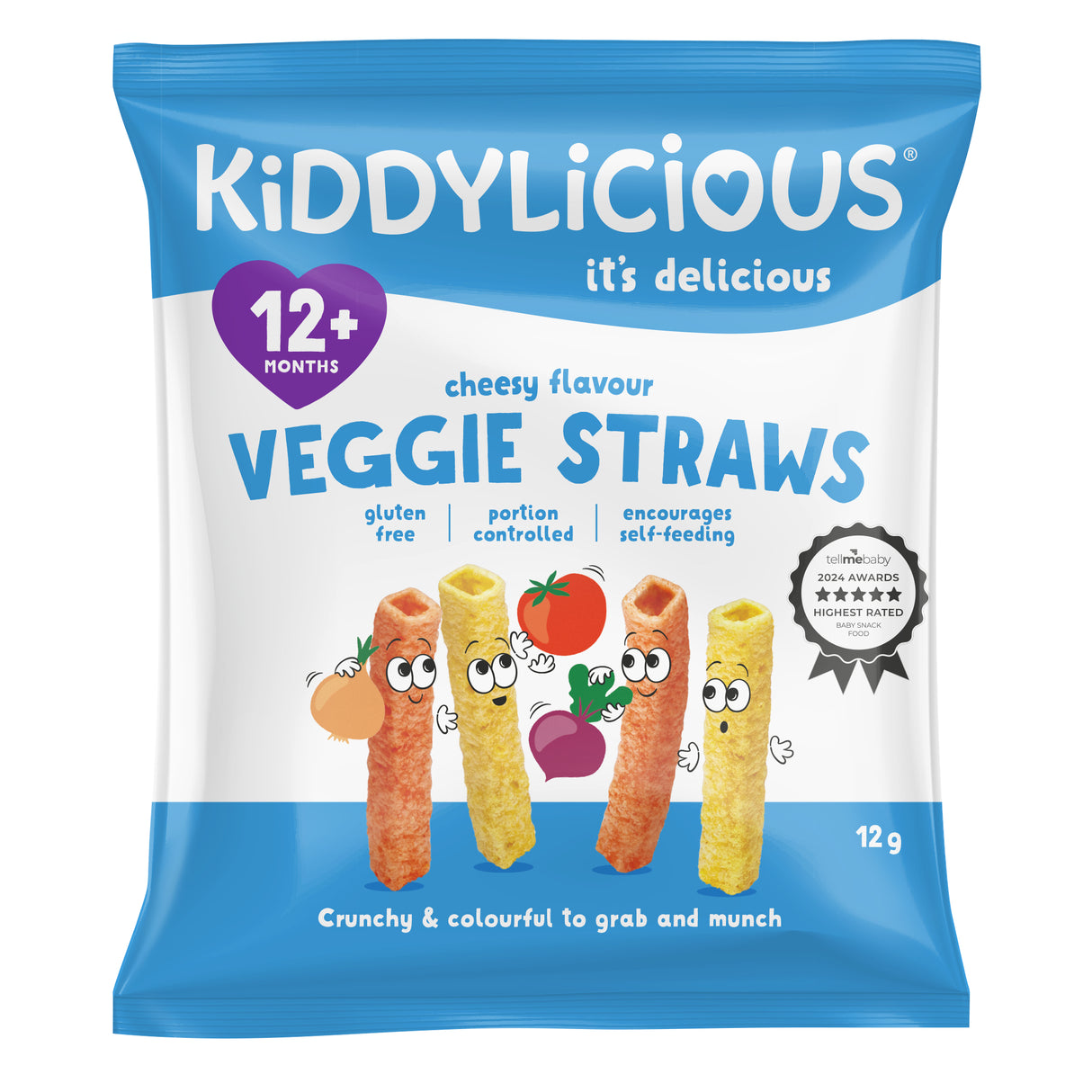 Kiddylicious Chessy Straws 12g