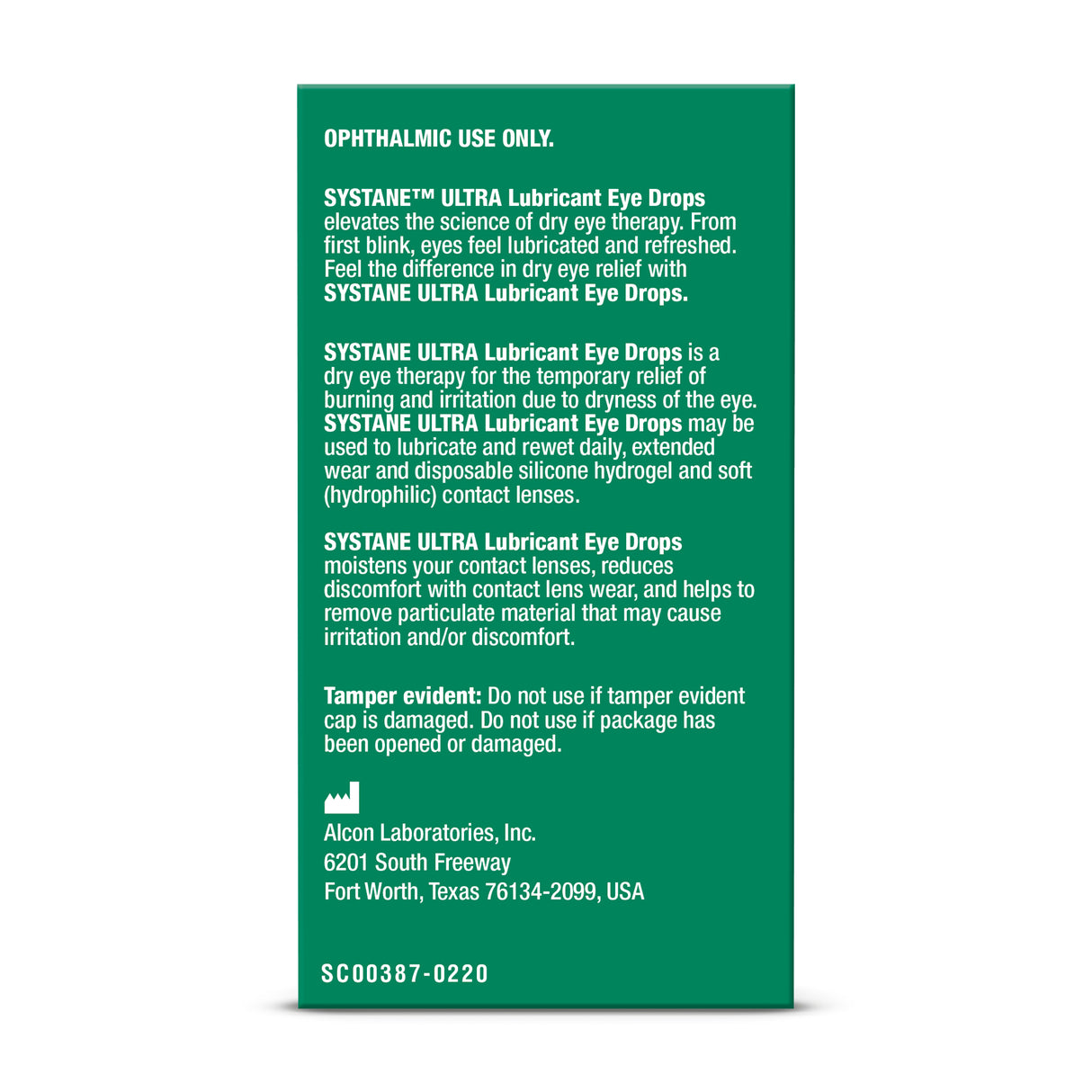 Systane Ultra Lubricating Eye Drops 10 mL