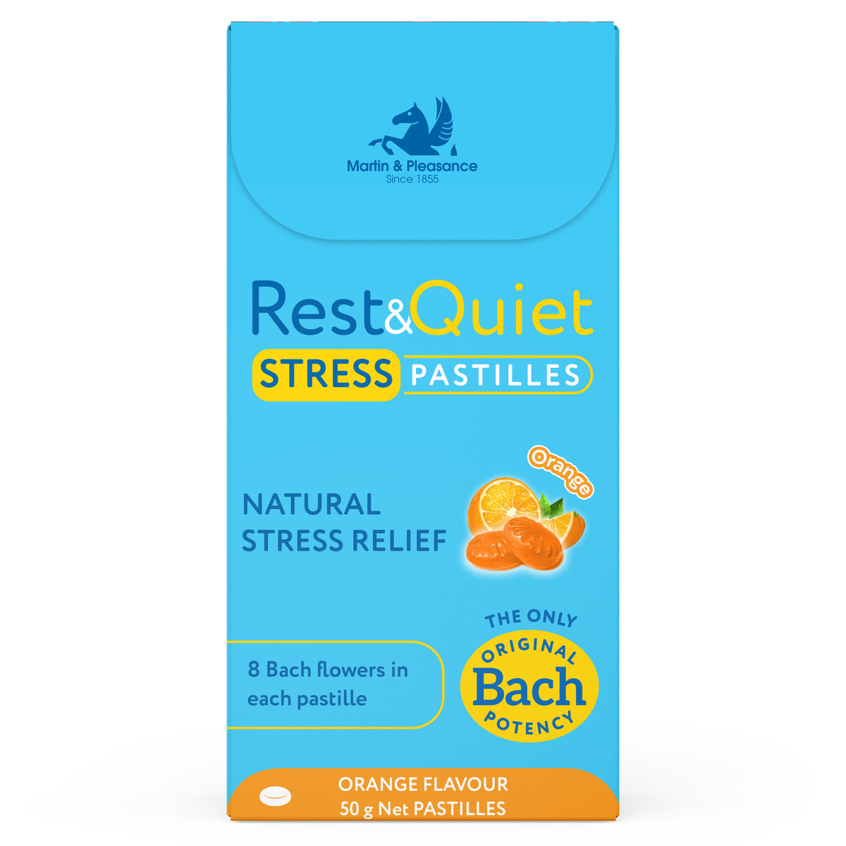 Rest & Quiet Calm Pastilles Orange 50g