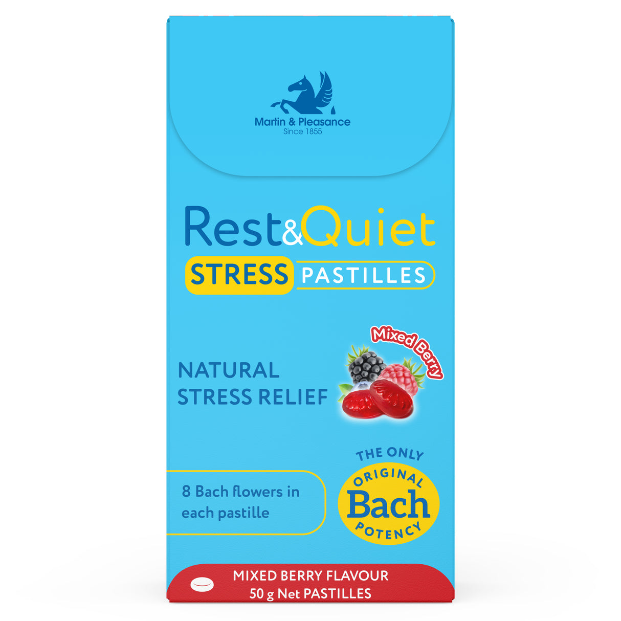 Rest&Quiet Calm Mixed Berry Pastilles 50g