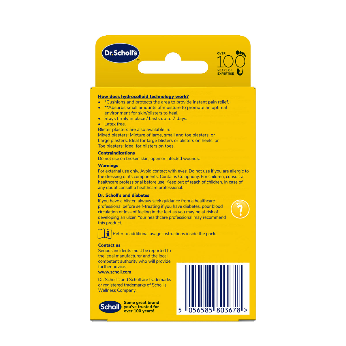 Scholl Blister Shield Plasters Assorted 5pk