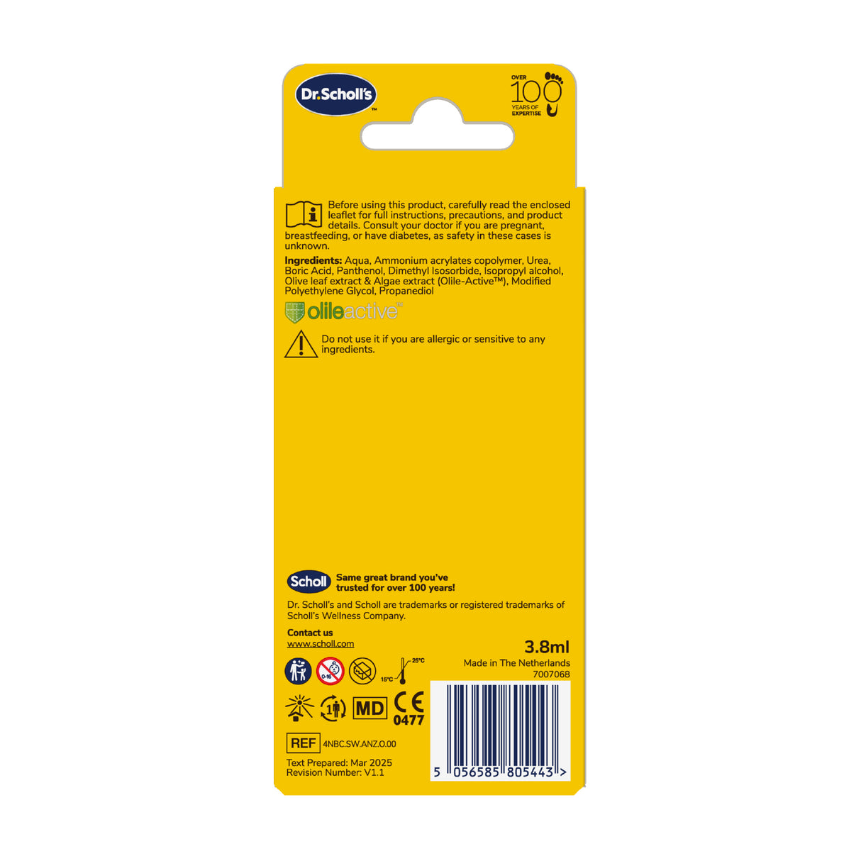 SCHOLL Fngl Nail 2in1 Trt&Shld 3.8ml
