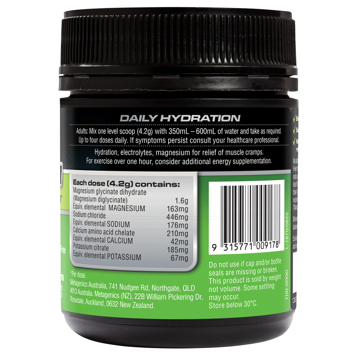 Endura Low Carb Hydration Lemon Lime 128g