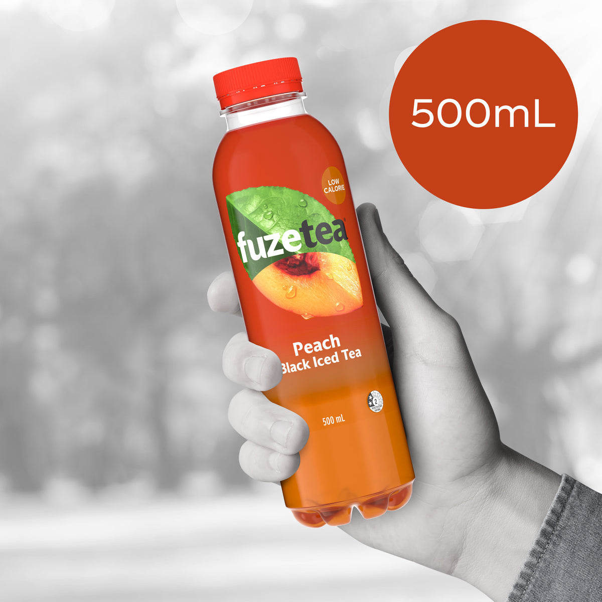 Fuze Tea Black Tea Peach 500ml