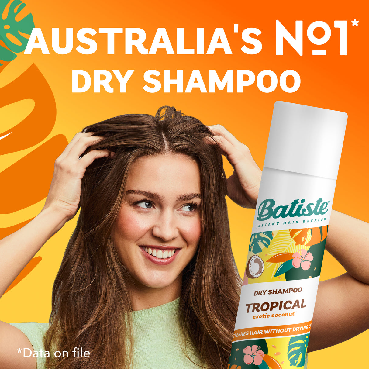 Batiste Tropical Dry Shampoo 200ml