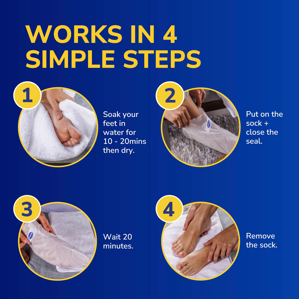 Scholl ExpertCare Dry Skin PediMask