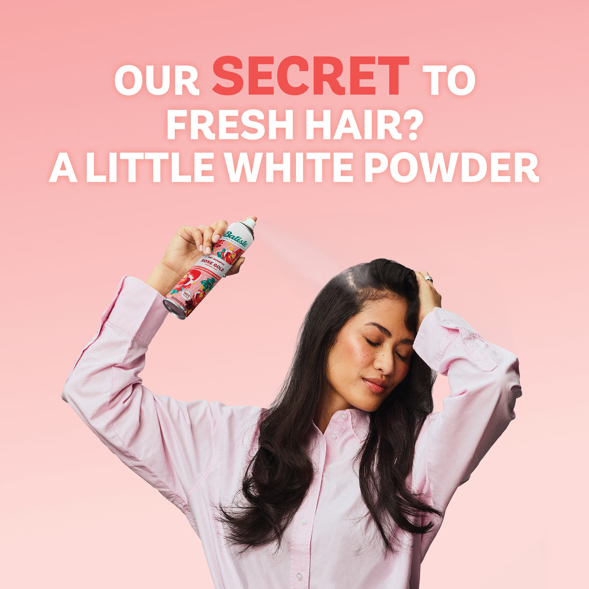 BATISTE Dry Shampoo Rose Gold 350ml