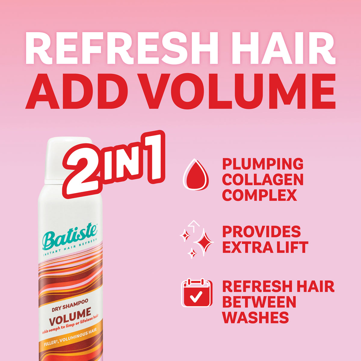 Batiste Dry Shampoo Volume 200mL
