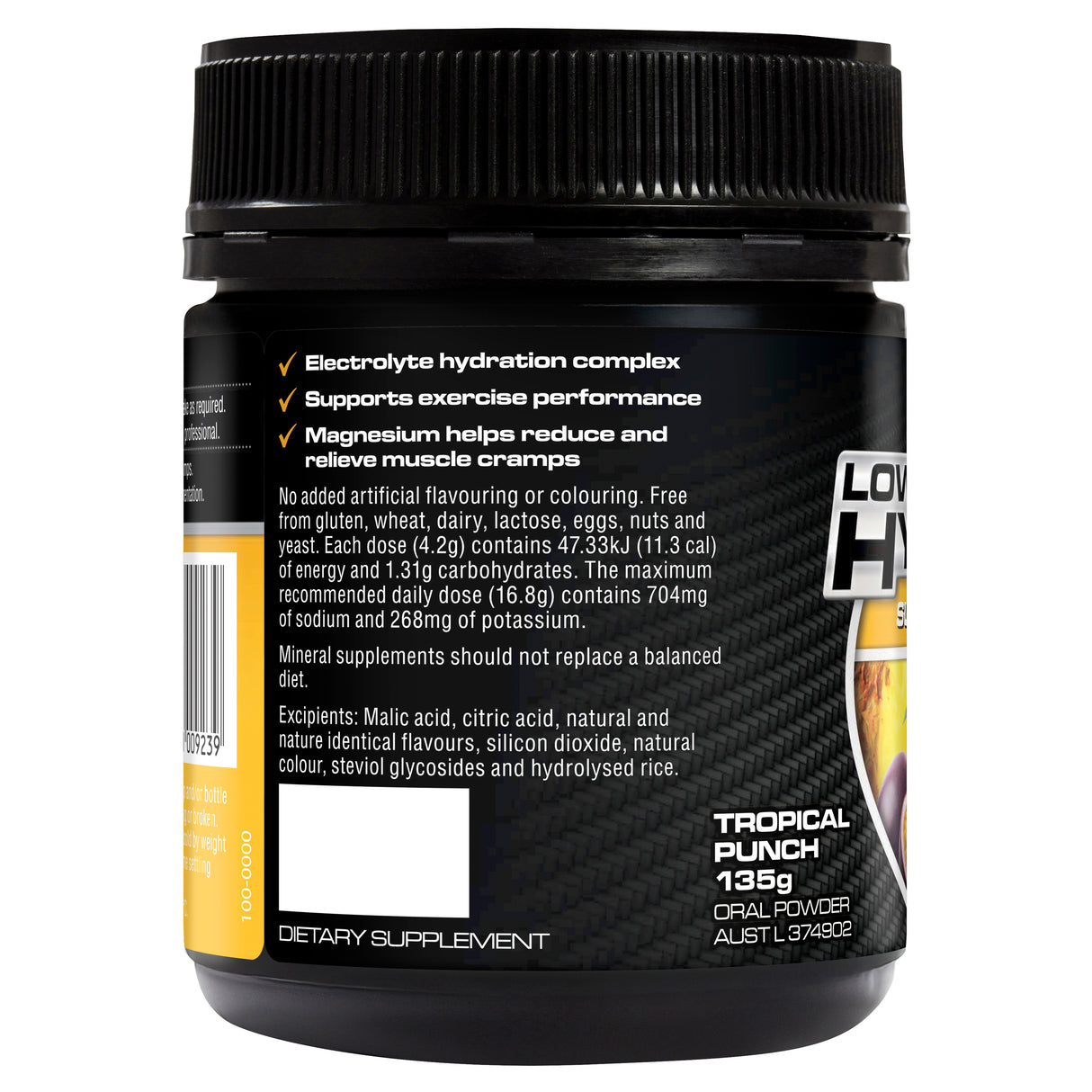 Endura Low Carb Hydration Tropical Punch 135g