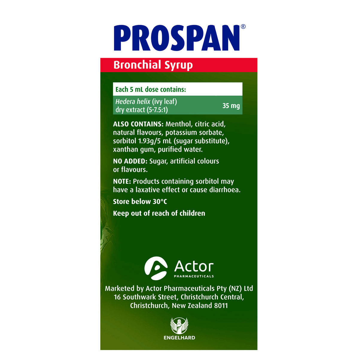 Prospan Bronchial Syrup Adults 100ml