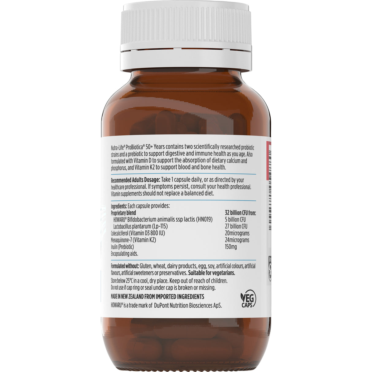 Nutra-Life ProBiotica Years 50+ Capsules 60s