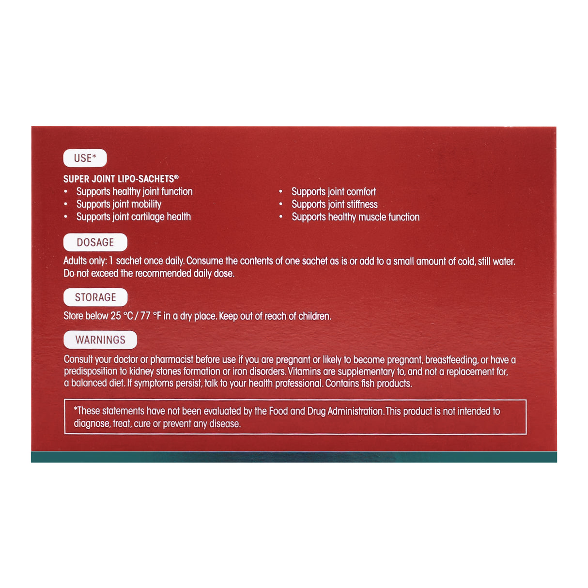 Lipo-Sachets Super Joint Glucosamine + Chondroitin Complex 30pk