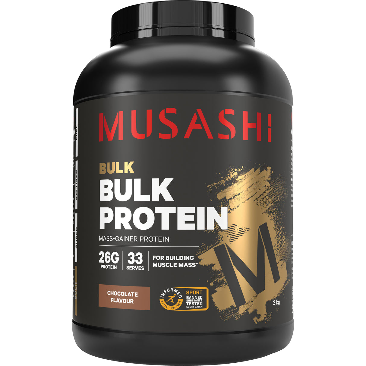 Musashi Bulk Protein Choc Milkshake 2kg