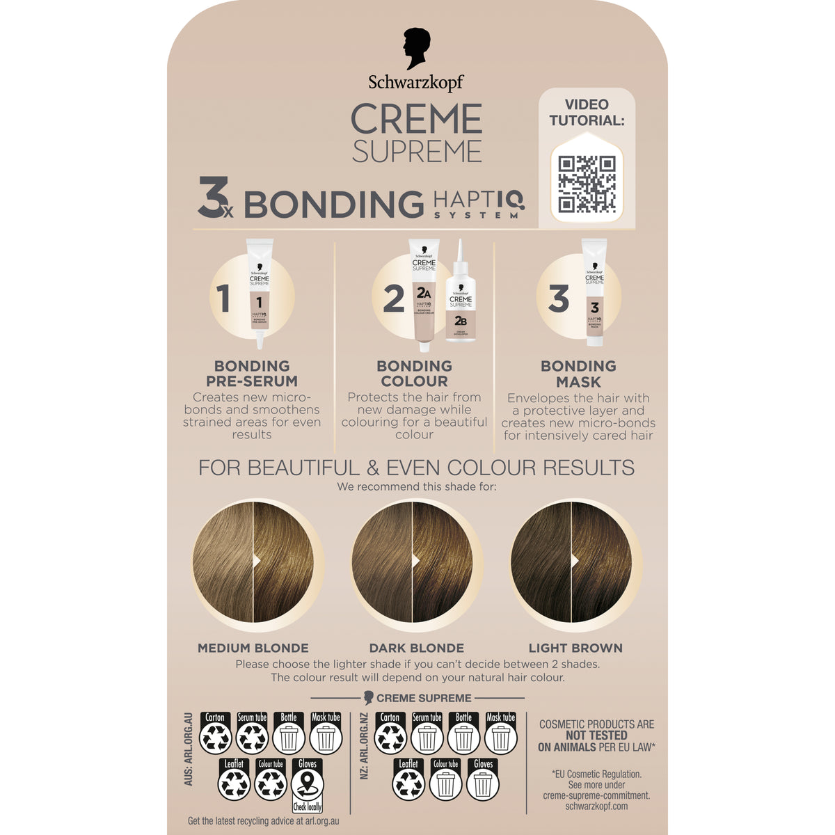 Schwarzkopf Creme Supreme 7-0 Natural Dark Blonde