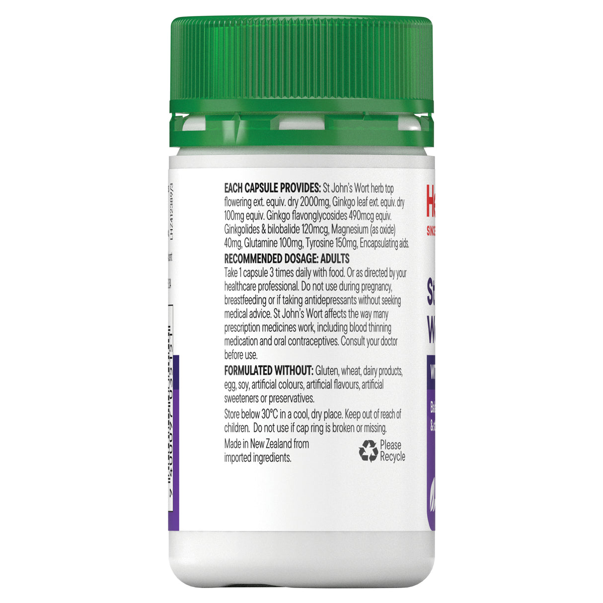 Healtheries St Johns Wort Plus 30 Tablets