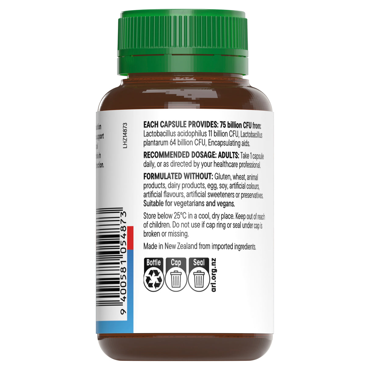 Healtheries Probiotic 75 Billion Triple Strength 50 Vege Capsules