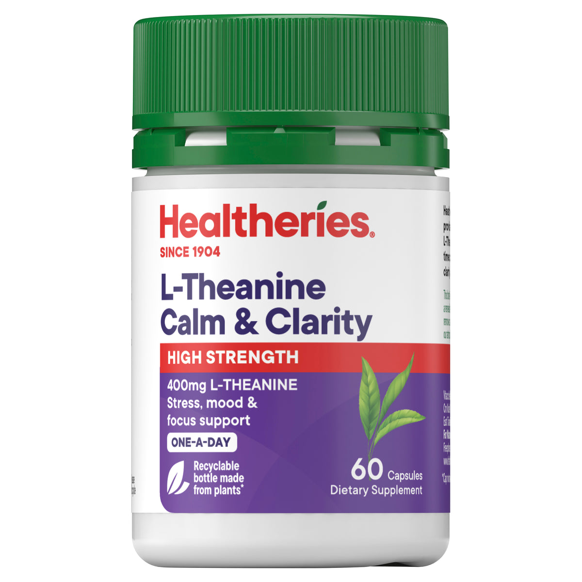 Healtheries L-Theanine Calm & Clarity 60s