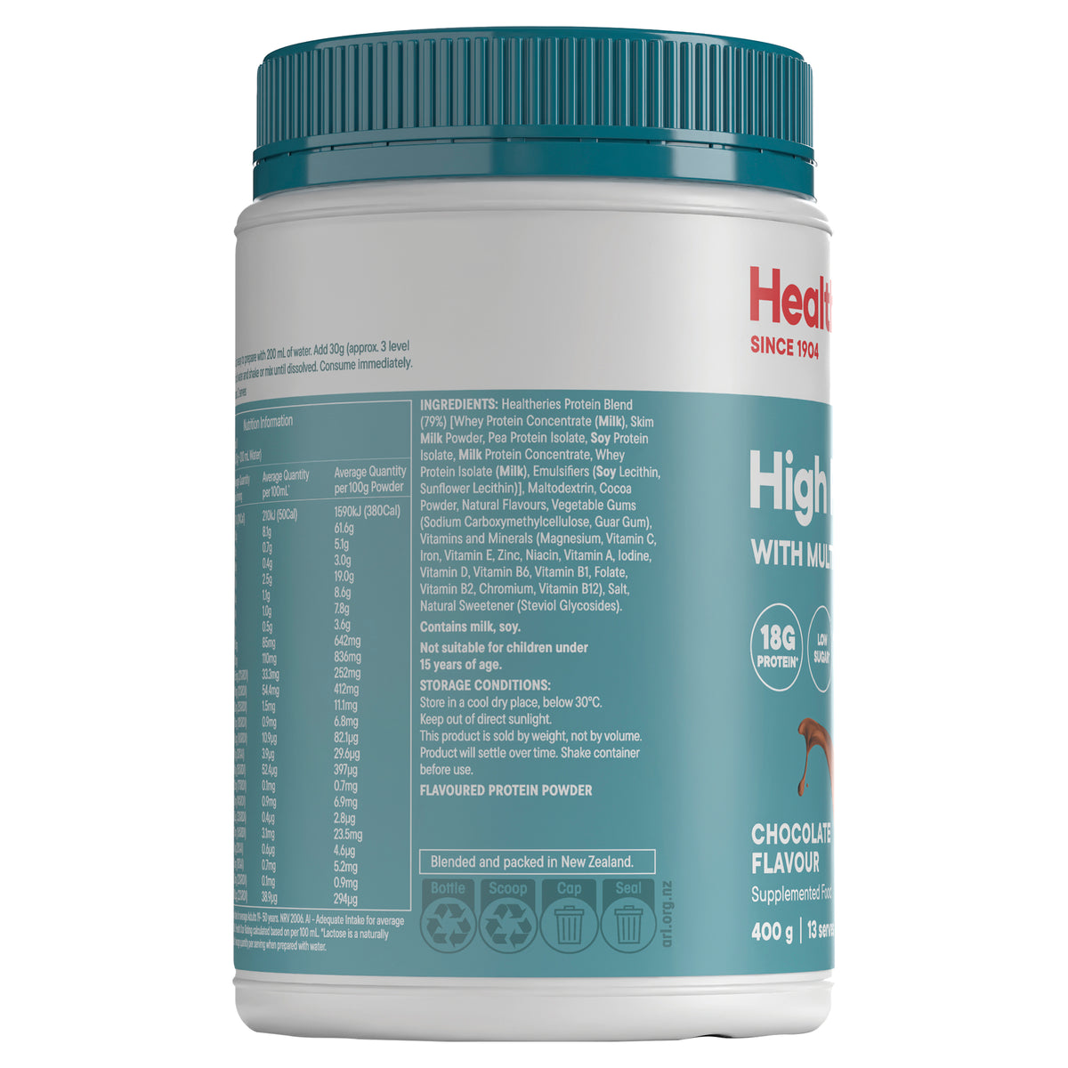 Healtheries High Protein Plus Chocolate 400g