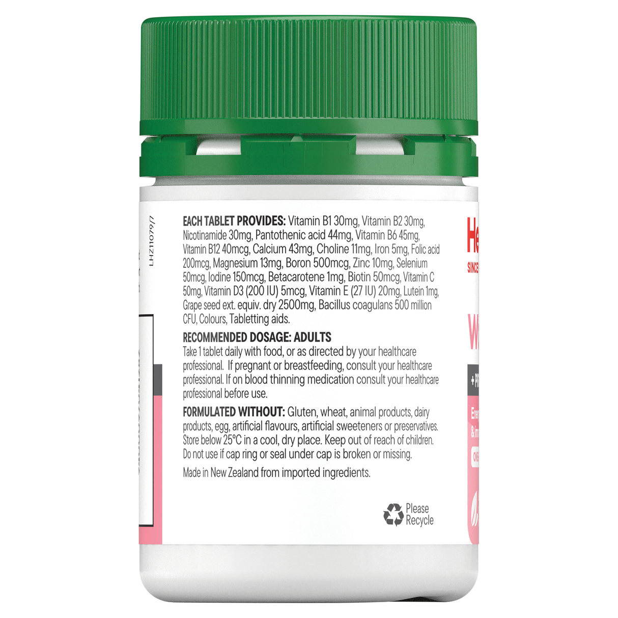 Healtheries 50+ Women's Multi with Probiotics One-A-Day 60 Tablets