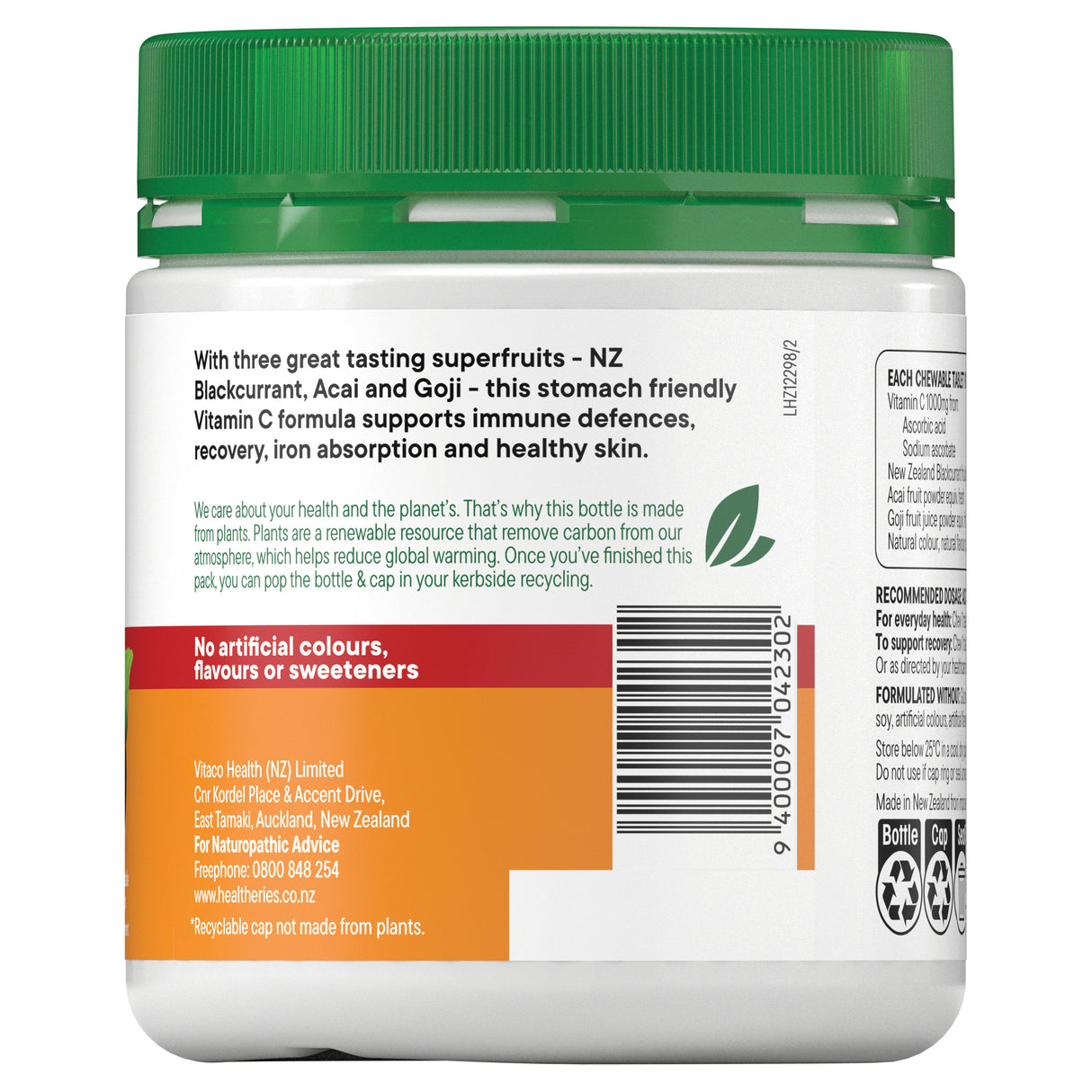Healtheries Vit C 1000mg+ SuperFruit 100 Tablets